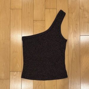 Woman’s Urban Outfitters Sparkly One-shoulder top